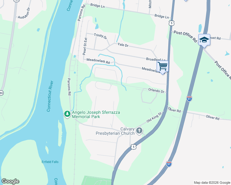 map of restaurants, bars, coffee shops, grocery stores, and more near 2 The Hamlet in Enfield