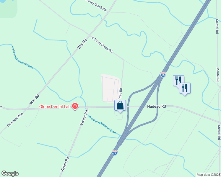 map of restaurants, bars, coffee shops, grocery stores, and more near 11 Carl Drive in Monroe