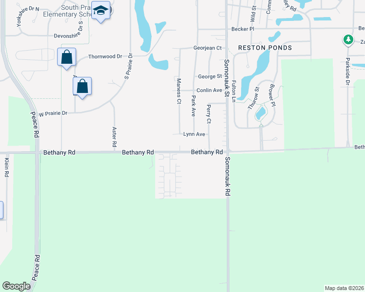 map of restaurants, bars, coffee shops, grocery stores, and more near 610 Lynn Avenue in Sycamore