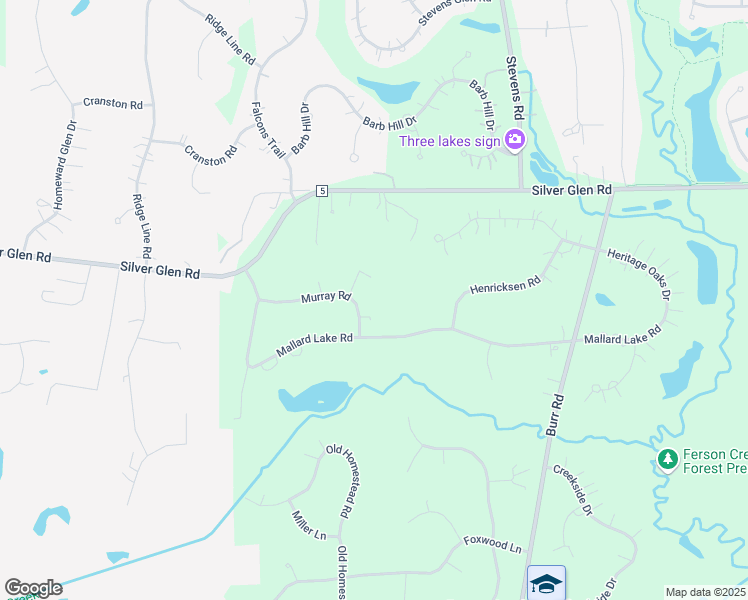 map of restaurants, bars, coffee shops, grocery stores, and more near 6N755 Murray Road in St. Charles
