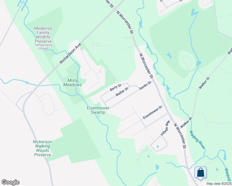 map of restaurants, bars, coffee shops, grocery stores, and more near 7 Walter Street in Norton