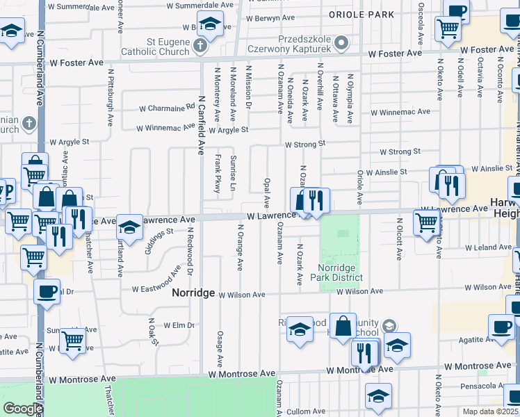 7834 West Lawrence Avenue, Norridge IL Walk Score