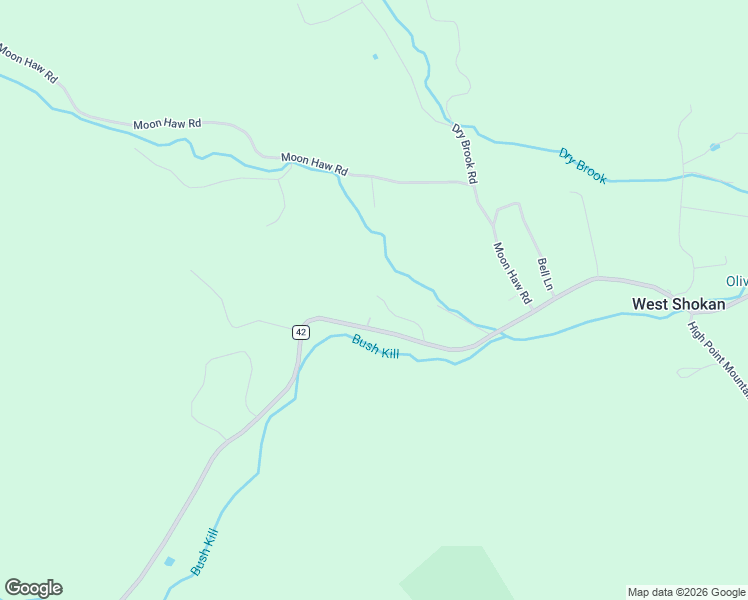 map of restaurants, bars, coffee shops, grocery stores, and more near 258 Watson Hollow Road in West Shokan