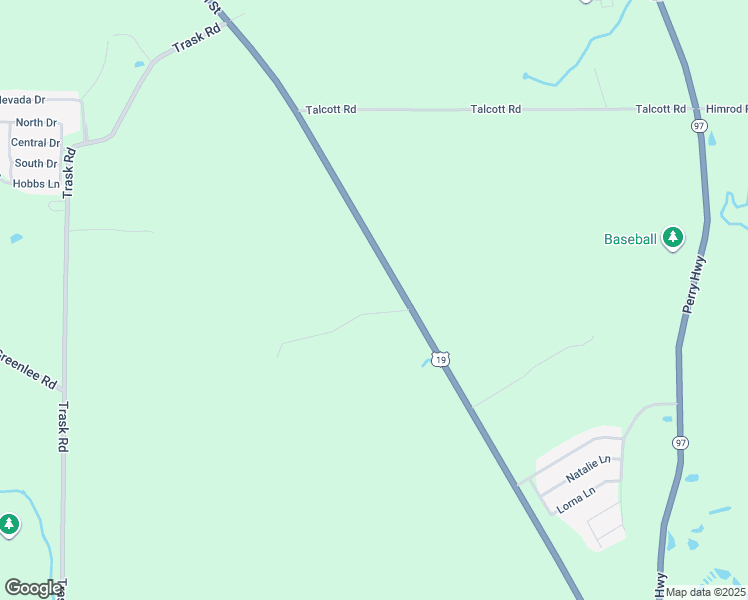 map of restaurants, bars, coffee shops, grocery stores, and more near 11492 U.S. 19 in Waterford