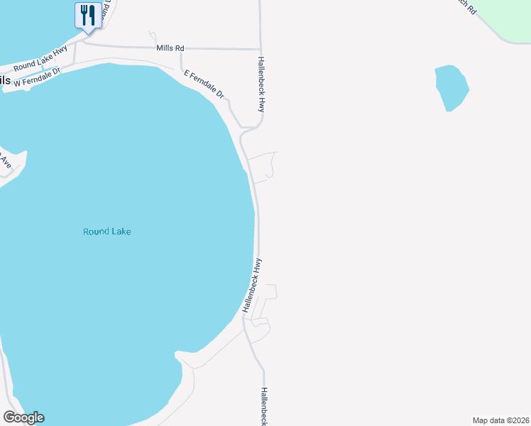 map of restaurants, bars, coffee shops, grocery stores, and more near 6815 Hallenbeck Highway in Manitou Beach-Devils Lake