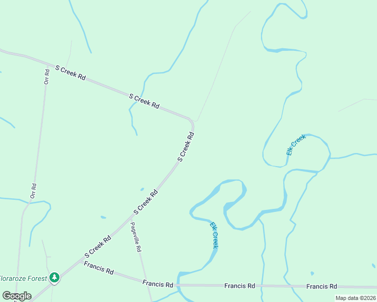 map of restaurants, bars, coffee shops, grocery stores, and more near 8951 South Creek Road in Girard