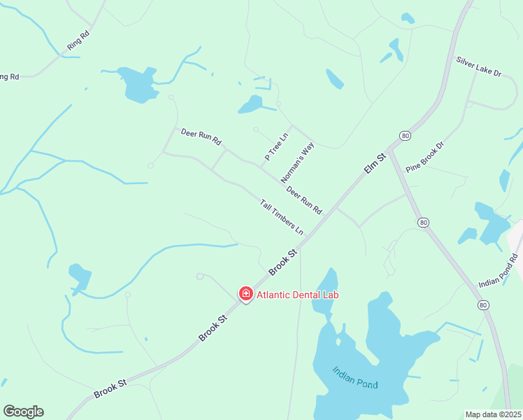 map of restaurants, bars, coffee shops, grocery stores, and more near 16 Tall Timbers Lane in Kingston