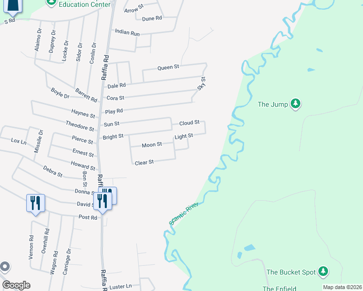 map of restaurants, bars, coffee shops, grocery stores, and more near 6 Light Street in Enfield