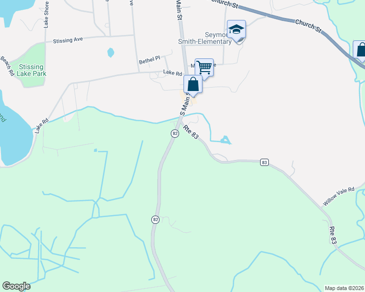 map of restaurants, bars, coffee shops, grocery stores, and more near 7668 New York 82 in Pine Plains