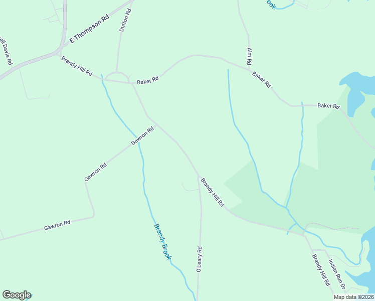 map of restaurants, bars, coffee shops, grocery stores, and more near 151 Brandy Hill Road in Thompson