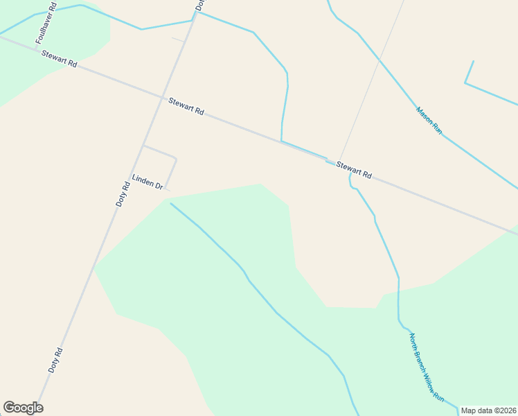 map of restaurants, bars, coffee shops, grocery stores, and more near 6397 Stewart Road in Monroe