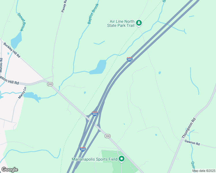 map of restaurants, bars, coffee shops, grocery stores, and more near American Ex-Prisoner of War Memorial Highway in Thompson