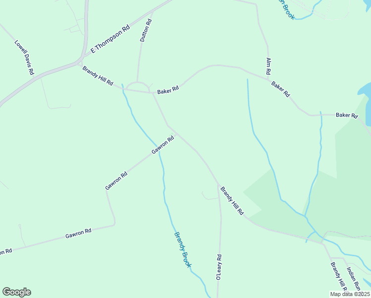 map of restaurants, bars, coffee shops, grocery stores, and more near 136 Brandy Hill Road in Thompson