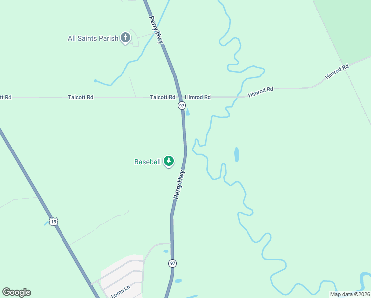 map of restaurants, bars, coffee shops, grocery stores, and more near Highway 97 in Waterford