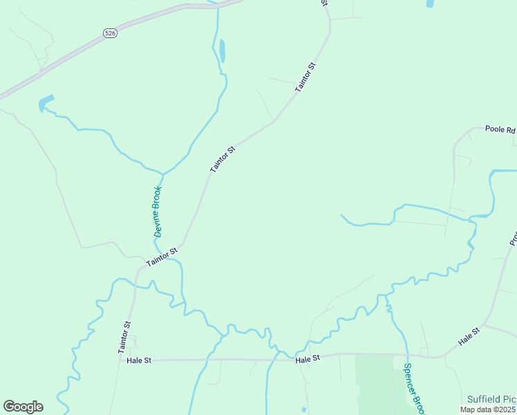 map of restaurants, bars, coffee shops, grocery stores, and more near 410 Taintor Street in Suffield
