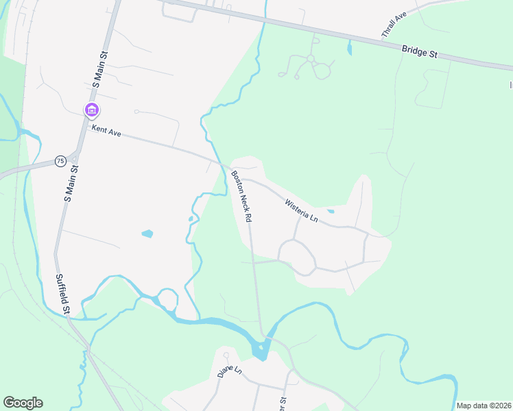 map of restaurants, bars, coffee shops, grocery stores, and more near 336 Boston Neck Road in Suffield