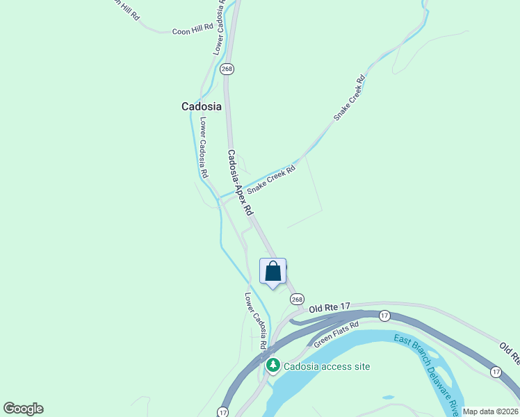 map of restaurants, bars, coffee shops, grocery stores, and more near 1541 State Highway 268 in Hancock