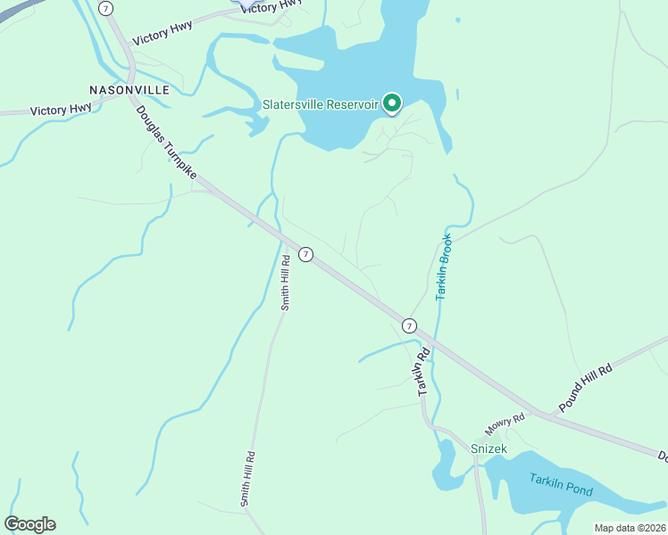 map of restaurants, bars, coffee shops, grocery stores, and more near 275 Douglas Turnpike in Burrillville