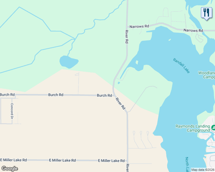 map of restaurants, bars, coffee shops, grocery stores, and more near 552 River Road in Coldwater