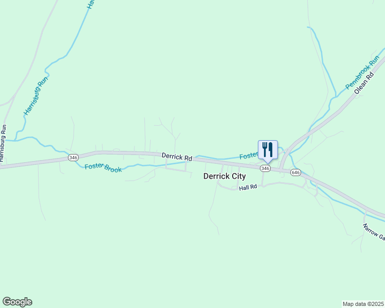 map of restaurants, bars, coffee shops, grocery stores, and more near BJ Road in Bradford