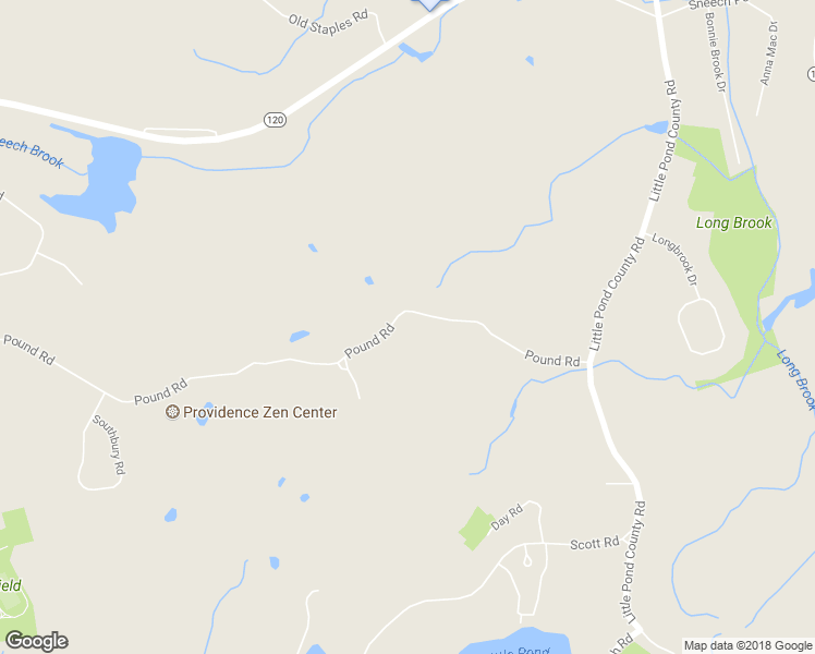 map of restaurants, bars, coffee shops, grocery stores, and more near 175 Pound Road in Cumberland