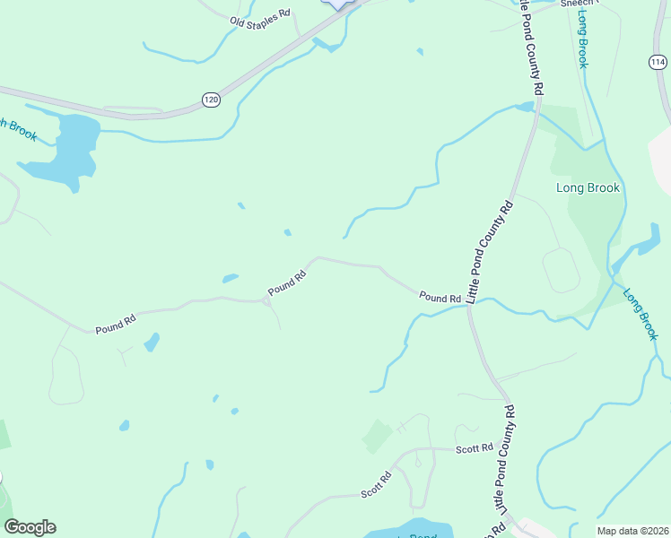 map of restaurants, bars, coffee shops, grocery stores, and more near 175 Pound Road in Cumberland