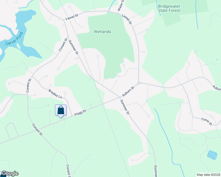 map of restaurants, bars, coffee shops, grocery stores, and more near 888 Summer Street in Bridgewater