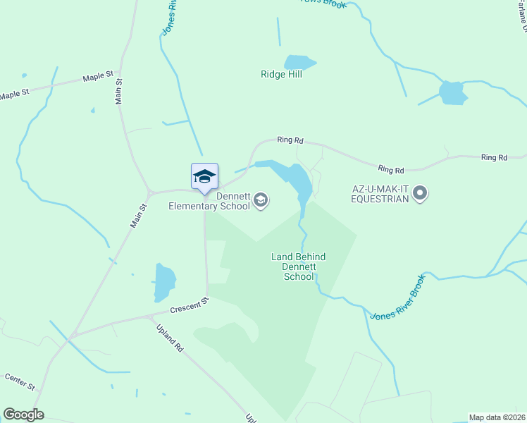 map of restaurants, bars, coffee shops, grocery stores, and more near 80 Crescent Street in Plympton