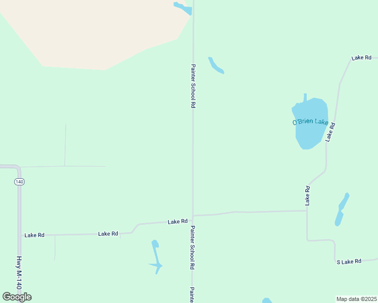 map of restaurants, bars, coffee shops, grocery stores, and more near 8044 Painter School Road in Berrien Center