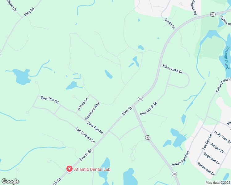 map of restaurants, bars, coffee shops, grocery stores, and more near 99 Crimson Harvest Drive in Kingston