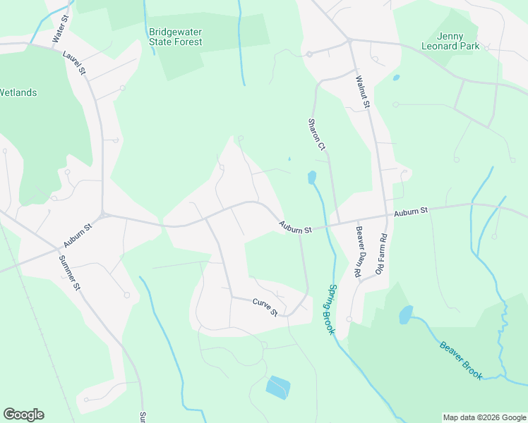 map of restaurants, bars, coffee shops, grocery stores, and more near 339 Auburn Street in Bridgewater