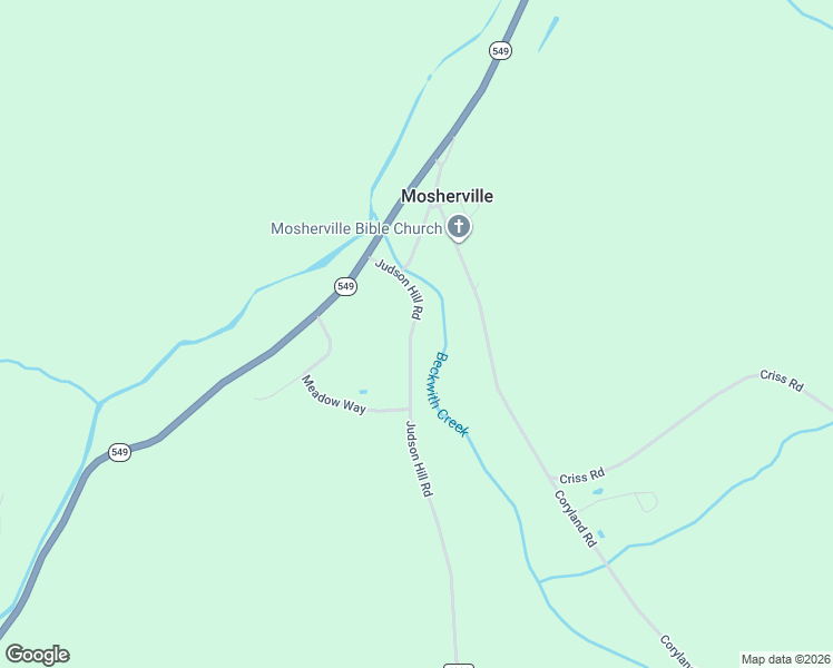 map of restaurants, bars, coffee shops, grocery stores, and more near 5130 Judson Hill Road in Gillett