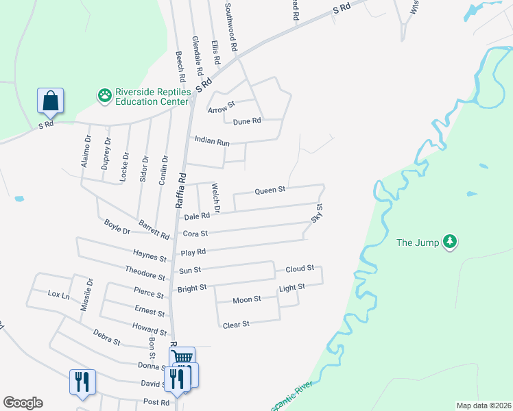 map of restaurants, bars, coffee shops, grocery stores, and more near 23 Dale Road in Enfield