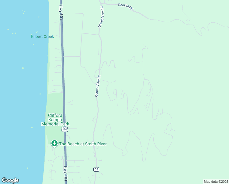 map of restaurants, bars, coffee shops, grocery stores, and more near 250 Spyglass Road in Smith River