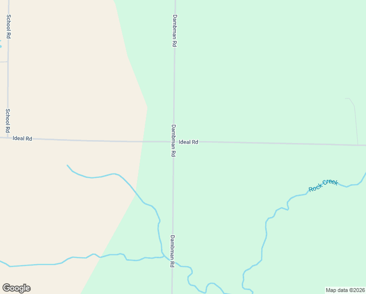 map of restaurants, bars, coffee shops, grocery stores, and more near 23000 Ideal Road in Chadwick