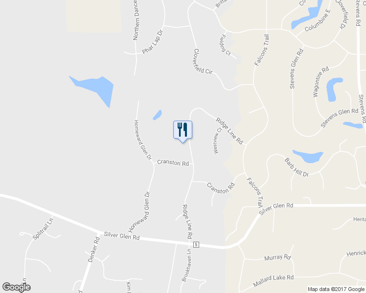 map of restaurants, bars, coffee shops, grocery stores, and more near 7N280 Ridge Line Road in St. Charles