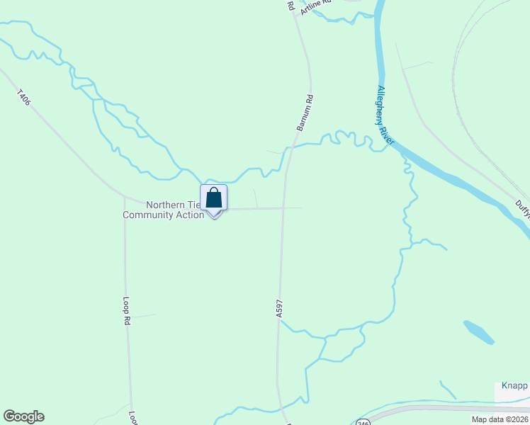 map of restaurants, bars, coffee shops, grocery stores, and more near 1 Indian Creek Road in Eldred