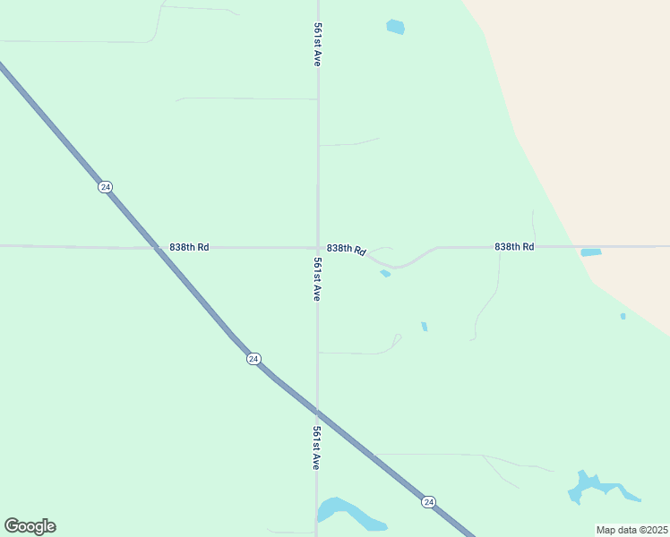 map of restaurants, bars, coffee shops, grocery stores, and more near 56100-56108 838th Road in Norfolk
