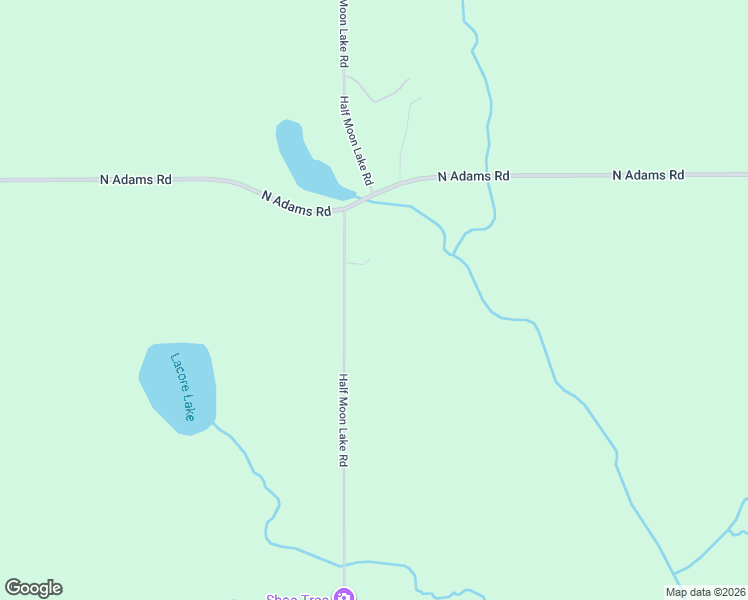 map of restaurants, bars, coffee shops, grocery stores, and more near 5321 Half Moon Lake Road in Jonesville