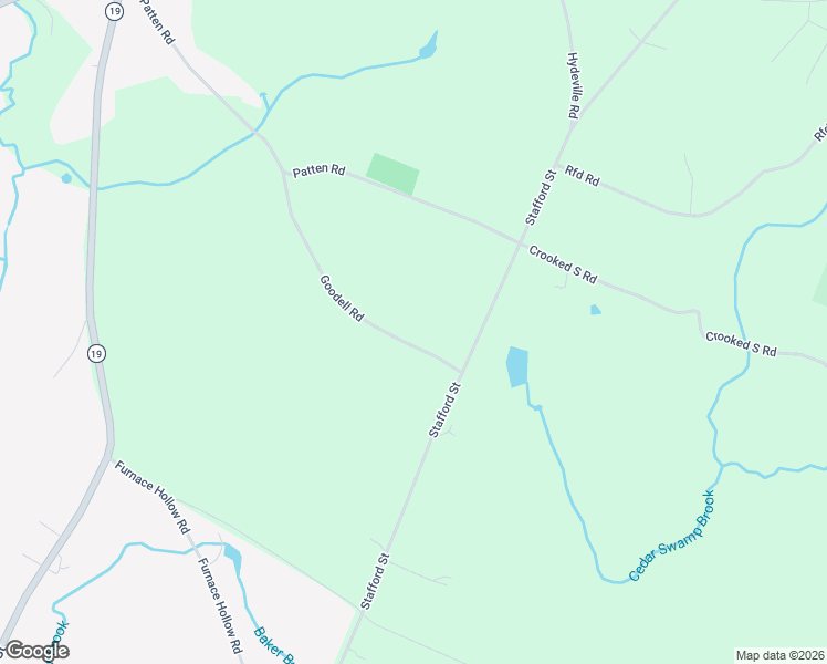 map of restaurants, bars, coffee shops, grocery stores, and more near 28 Goodell Road in Stafford