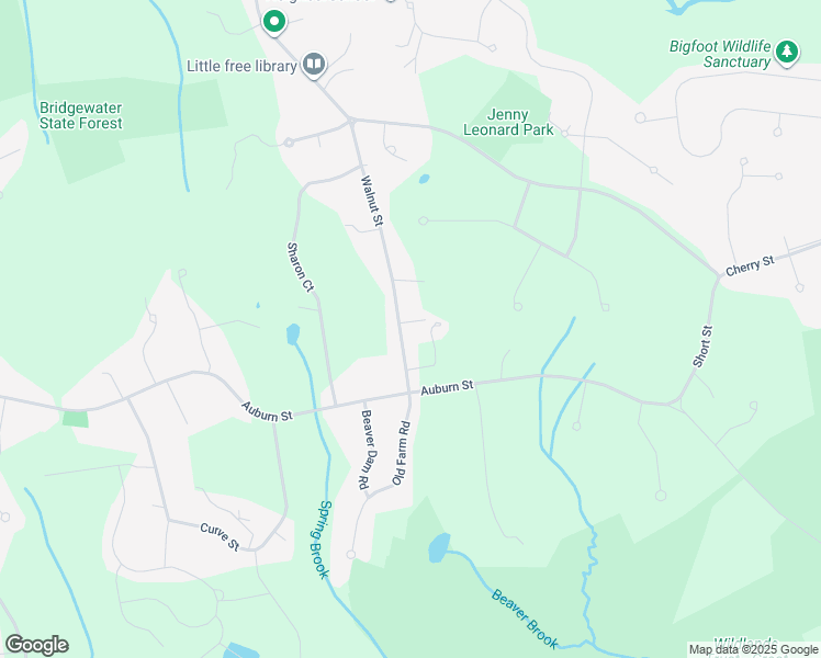 map of restaurants, bars, coffee shops, grocery stores, and more near 630 Walnut Street in Bridgewater