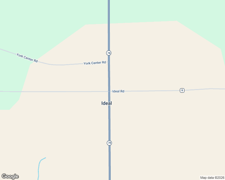 map of restaurants, bars, coffee shops, grocery stores, and more near 16369 Ideal Road in Thomson