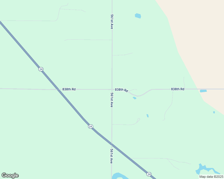 map of restaurants, bars, coffee shops, grocery stores, and more near 56100 838th Road in Norfolk