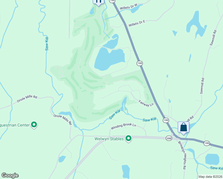 map of restaurants, bars, coffee shops, grocery stores, and more near 70 Fairway Lane in Red Hook