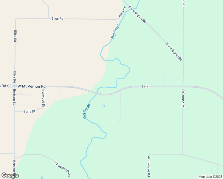 map of restaurants, bars, coffee shops, grocery stores, and more near 1555 West Mount Vernon Road in Mount Vernon