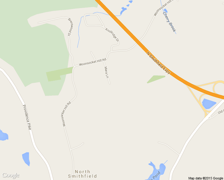 map of restaurants, bars, coffee shops, grocery stores, and more near 8 Mara Lane in North Smithfield