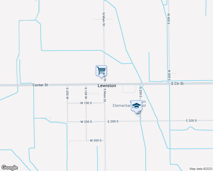 map of restaurants, bars, coffee shops, grocery stores, and more near 1 South Main Street in Lewiston