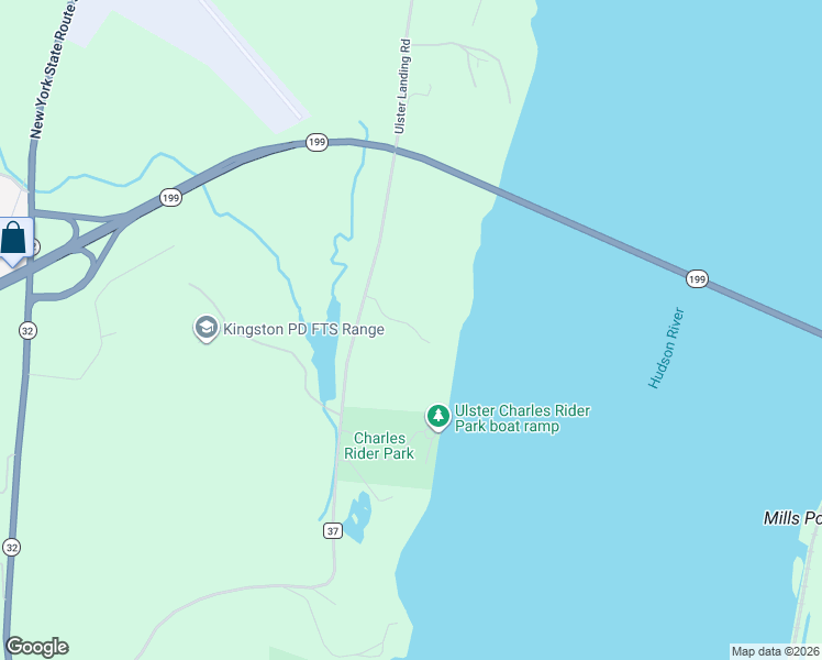 map of restaurants, bars, coffee shops, grocery stores, and more near 290 Ulster Landing Road in Kingston