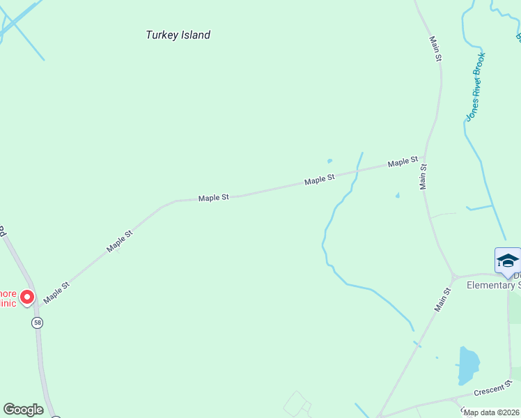 map of restaurants, bars, coffee shops, grocery stores, and more near 57 Maple Street in Plympton