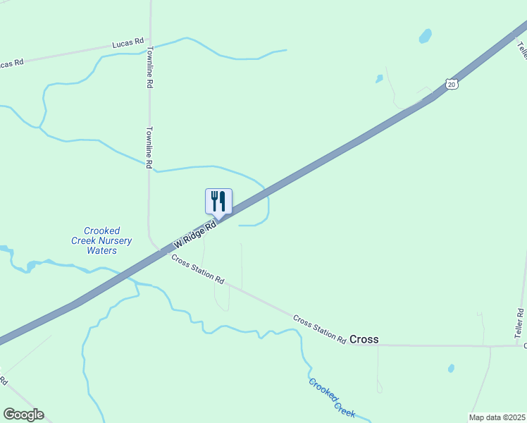 map of restaurants, bars, coffee shops, grocery stores, and more near 11301 Ridge Rd in Girard